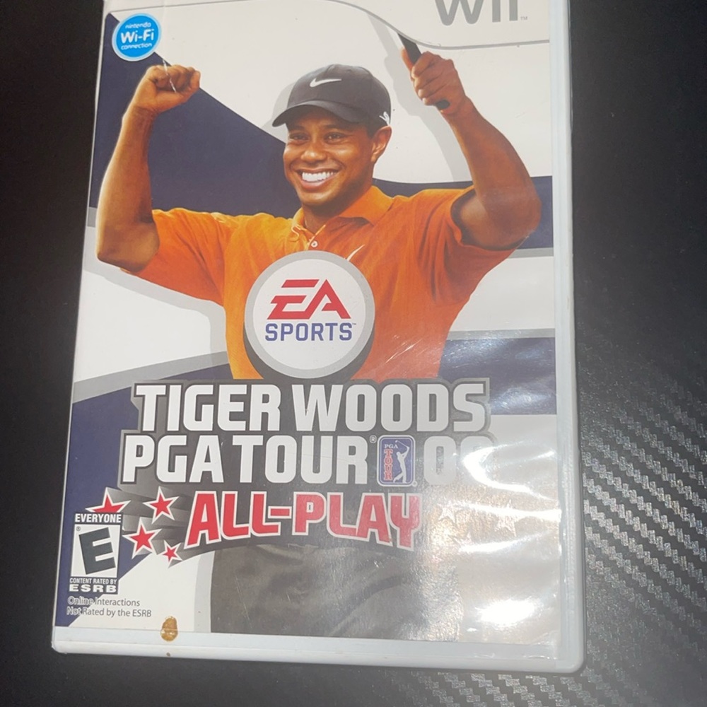 Tiger woods pga tour 09 Wii all play it is a Wii game